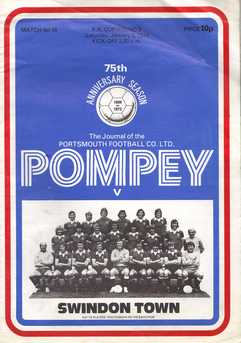 <b>Saturday, January 5, 1974</b><br />vs. Portsmouth (Away)